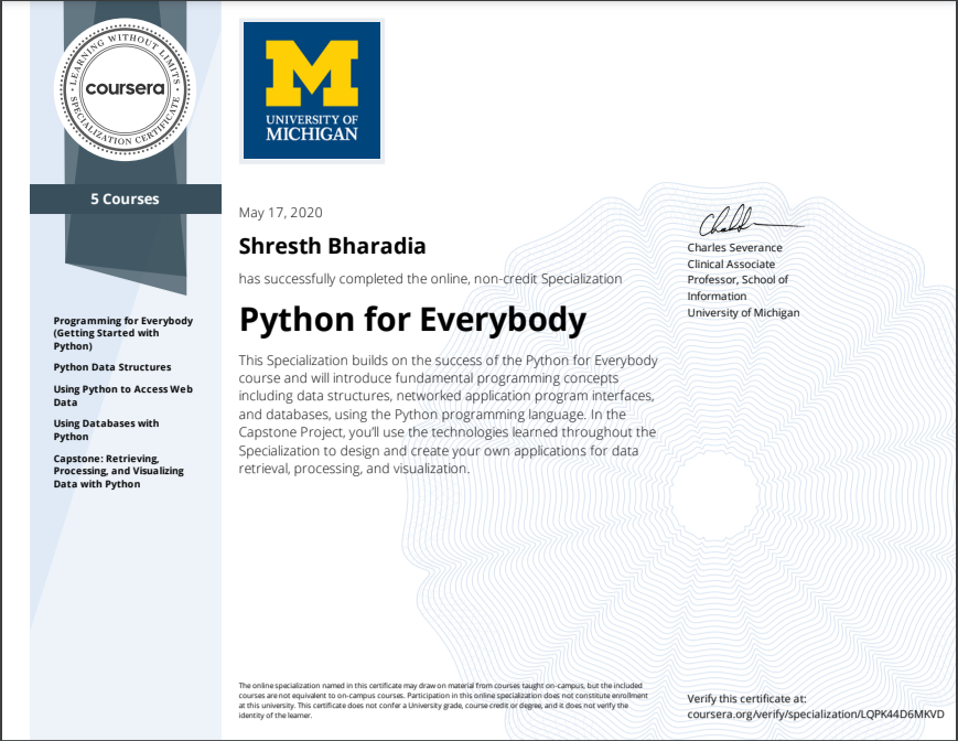 Python with Everybody